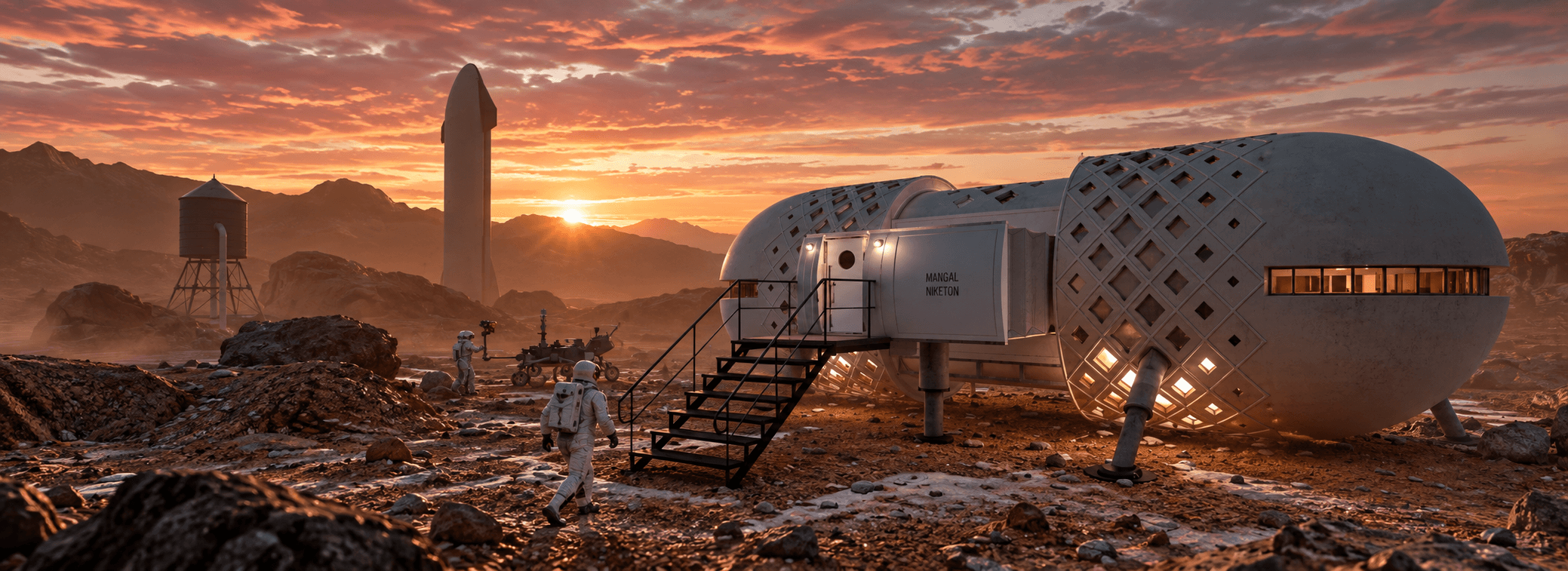 Mars Planetary Habitat, 1 of 6