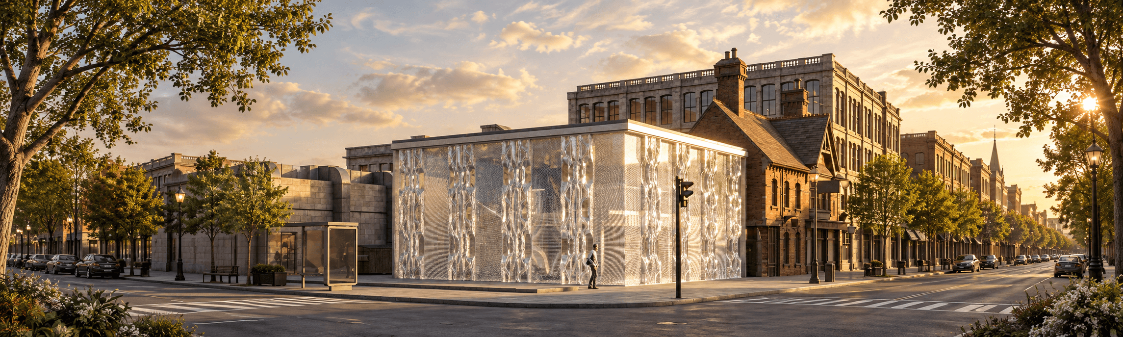 Robotic PETG Façade, 1 of 8